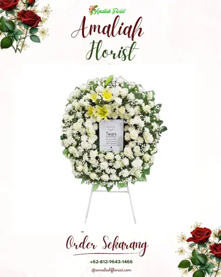 Krans Bunga Duka Risei Sayati